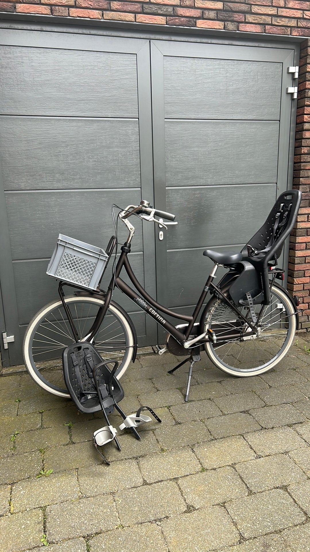 Cortina U4 family fiets, Fietsen en Brommers, Fietsen | Dames | Damesfietsen, Gebruikt, Overige merken, (Extra) lage instap, Versnellingen
