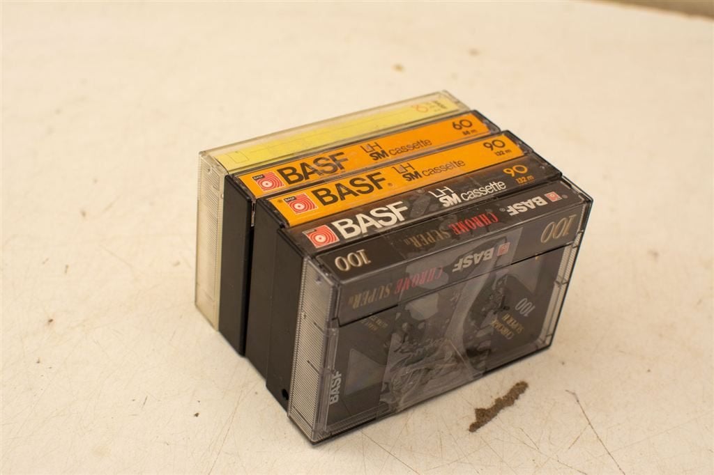 5 stuks Basf cassettebandjes 39595, Ophalen of Verzenden, Gebruikt, Overige genres, 1 bandje