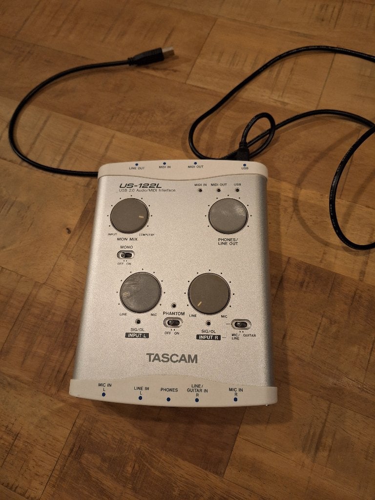 Tascam US-122L, Computers en Software, Geluidskaarten, Verzenden, Gebruikt