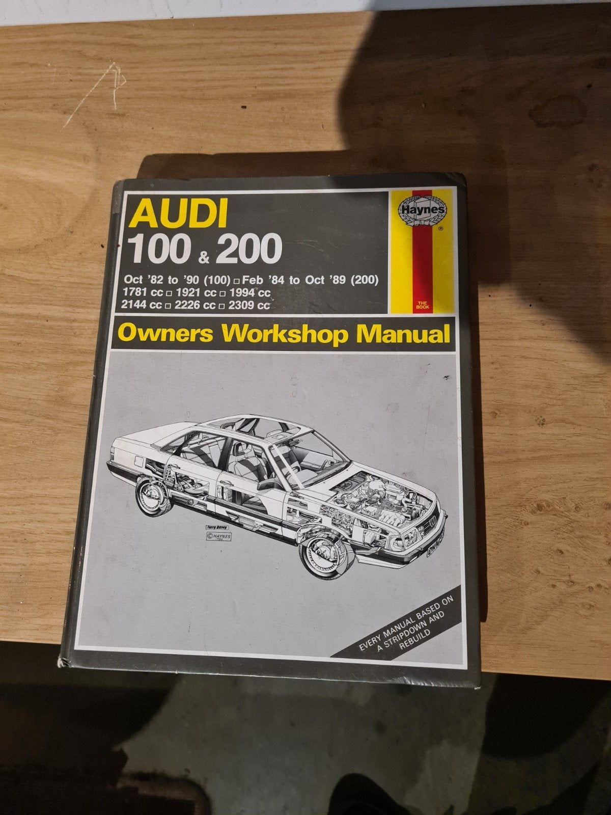 Audi 100 & 200 Werkplaatshandboek Engels Haynes, Ophalen of Verzenden, Gelezen, Audi