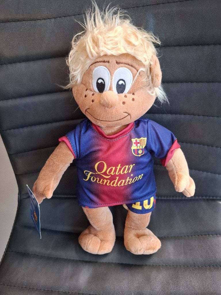 Officiële FC Barcelona Lionel Messi #10 knuffel – nieuw, Ophalen of Verzenden, Nieuw, Buitenlandse clubs, Beeldje of Poppetje