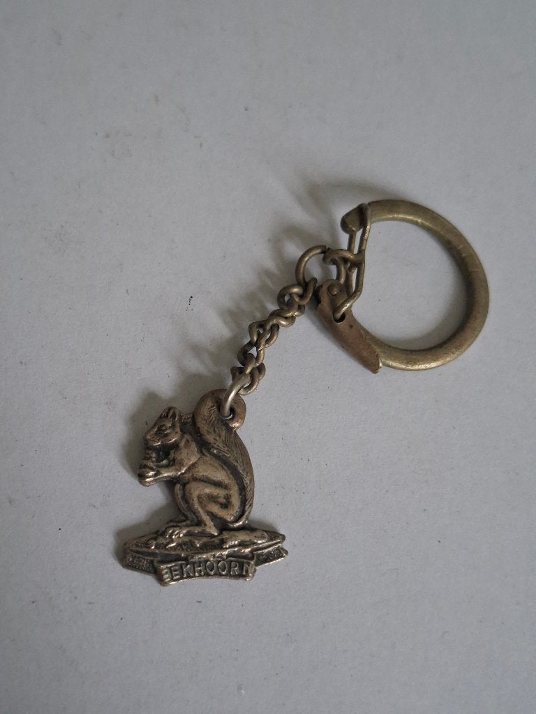 Sleutelhanger eekhoorn dierenbescherming, Ophalen of Verzenden