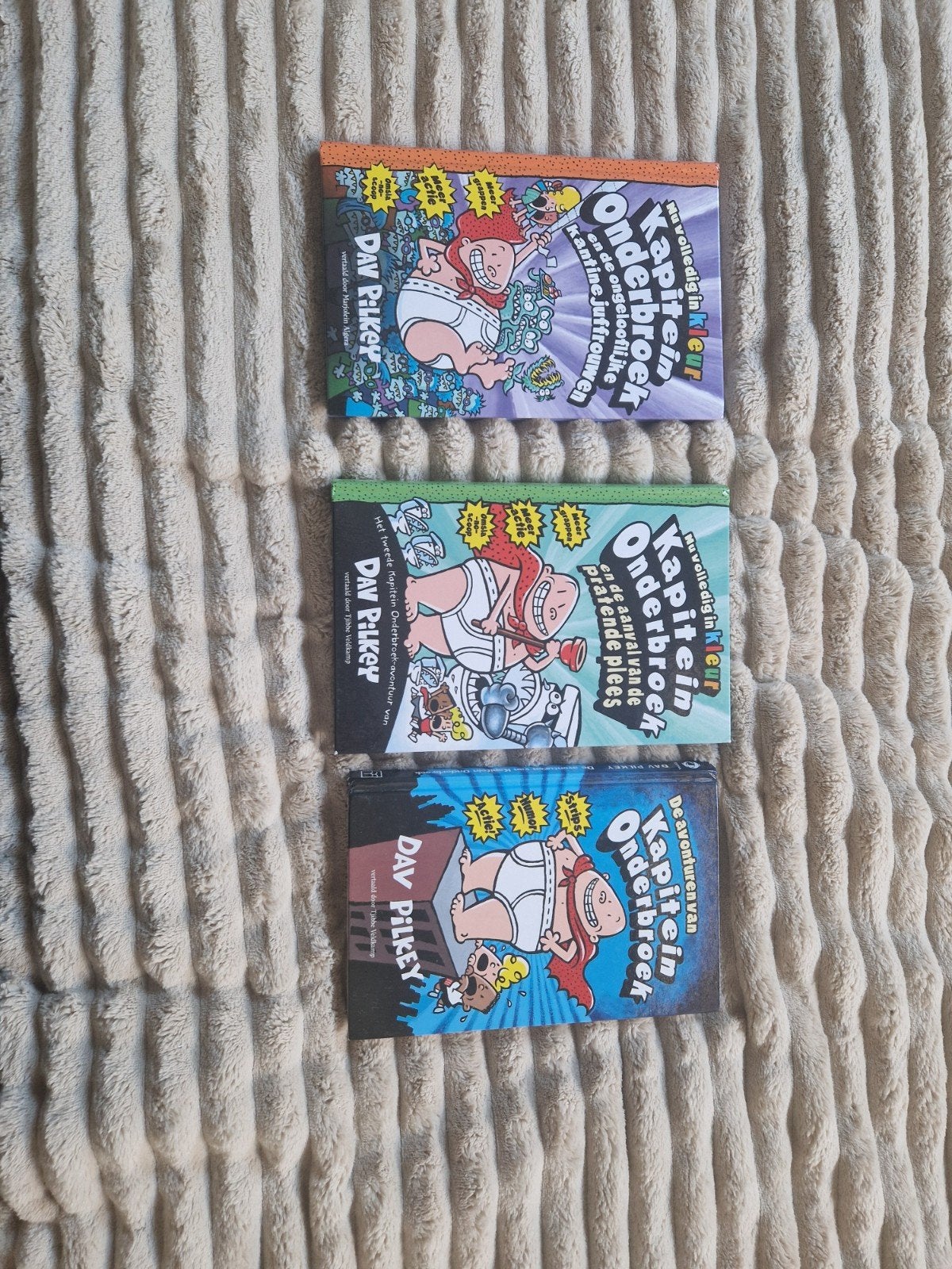 Kapitein Onderbroek - 3 Delen, Boeken, Ophalen of Verzenden, Gelezen, Dav Pilkey, Fictie