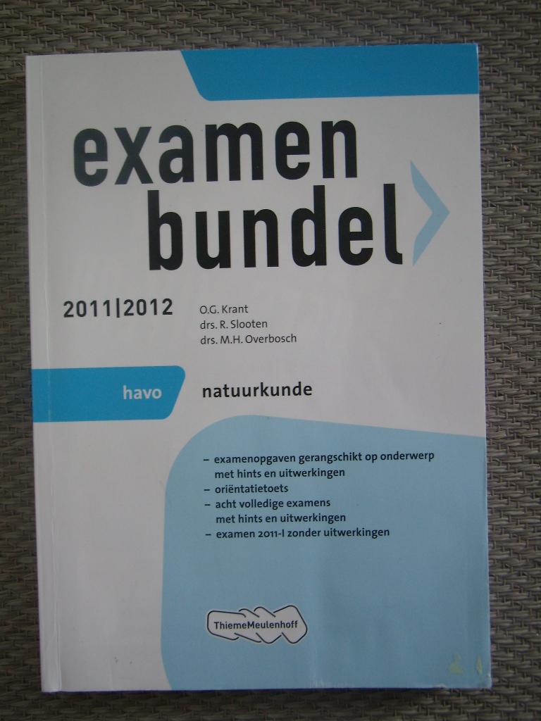 Examenbundel Natuurkunde Havo 2011-2012., Boeken, Ophalen of Verzenden, Nieuw, HAVO, Natuurkunde
