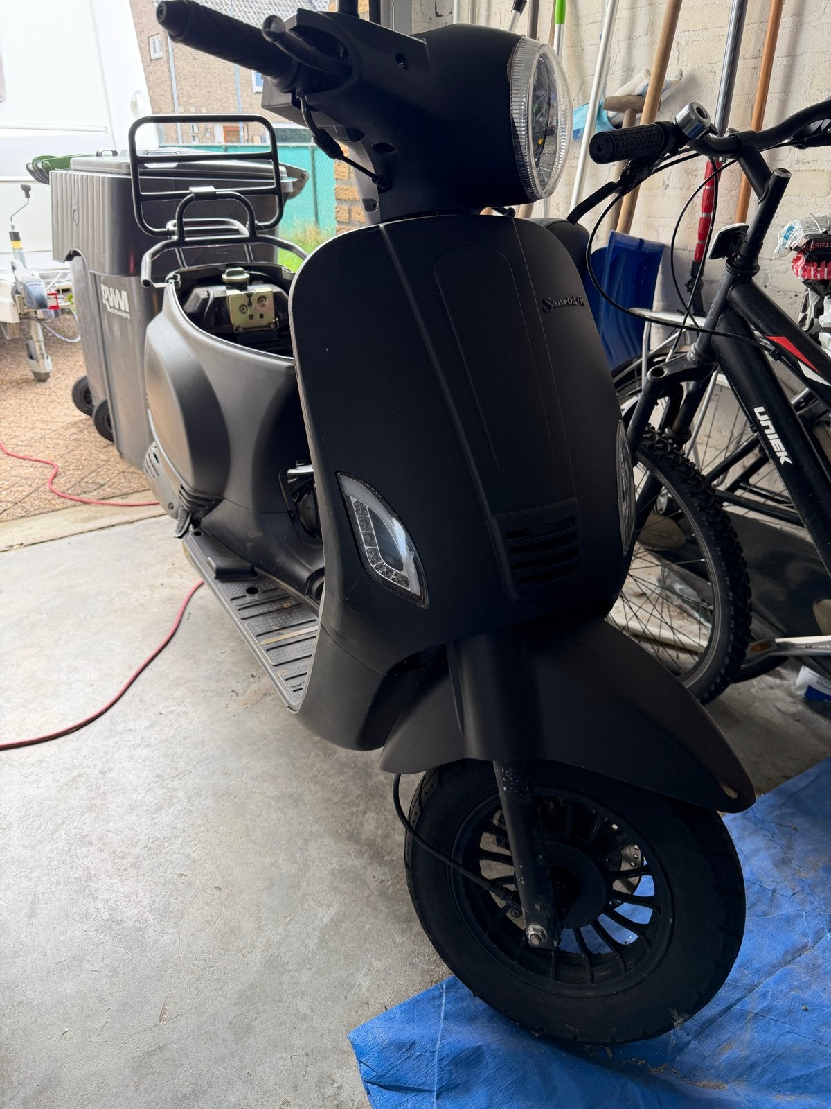 La Souris Sourini scooter - vastloper - voor onderdelen, Ophalen, Gebruikt, Overige typen, Overige merken