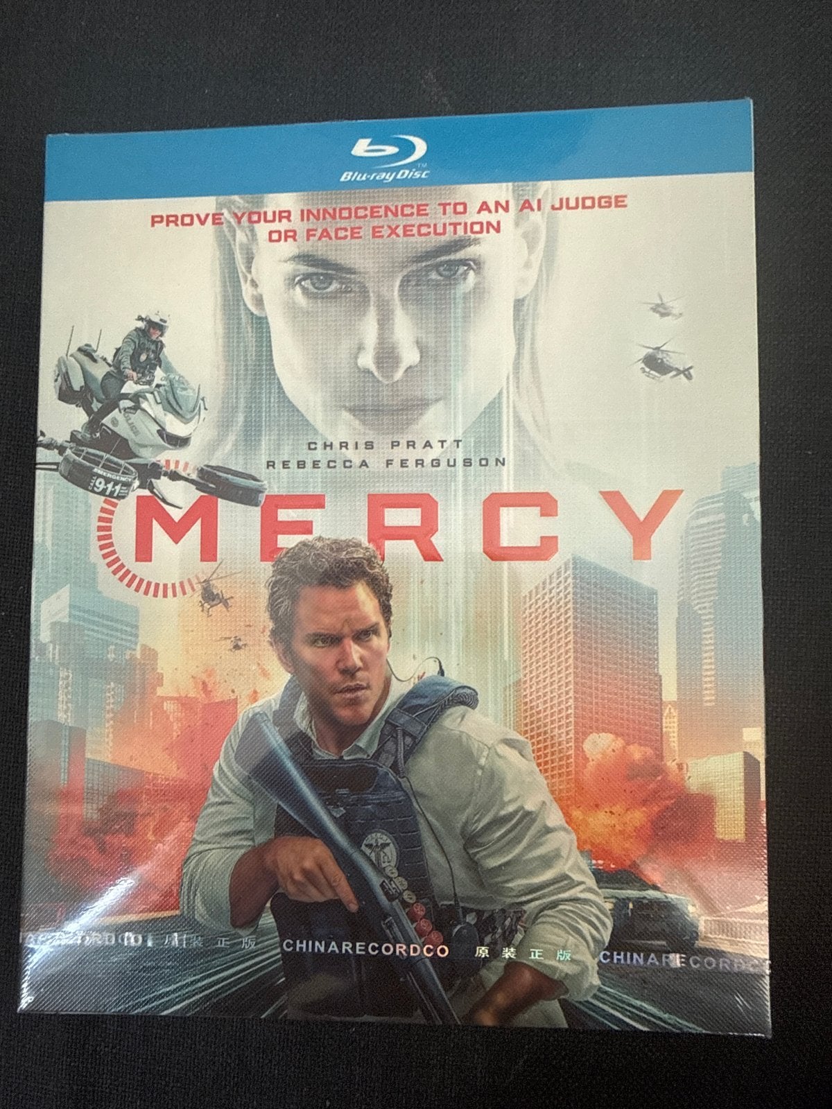 Mercy Blu-ray Disc - Actie/Science Fiction Film, Ophalen of Verzenden, Nieuw in verpakking, Actie