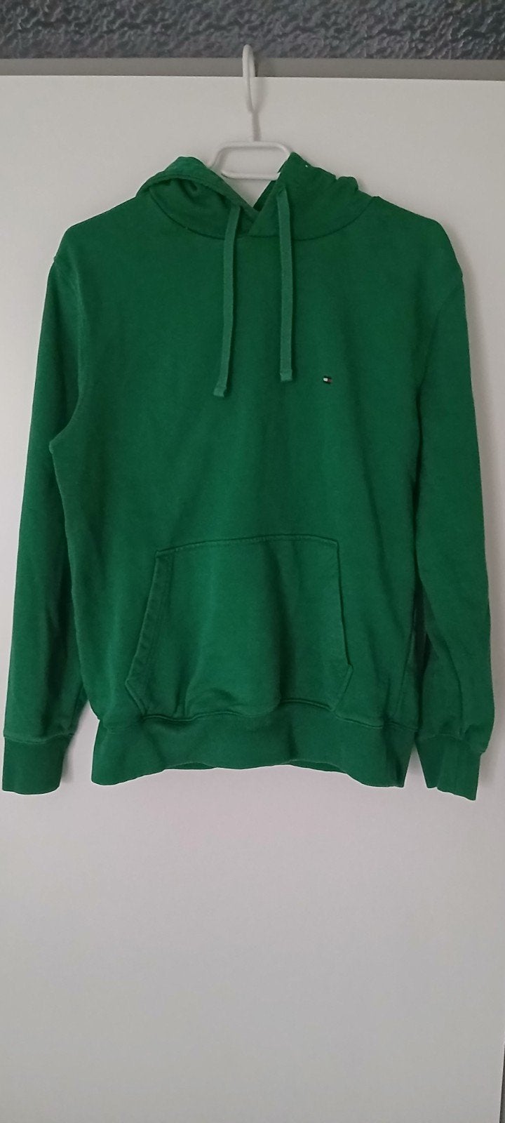 Groene Tommy Hilfiger hoodie - Maat S, Ophalen of Verzenden, Zo goed als nieuw, Groen, Tommy Hilfiger