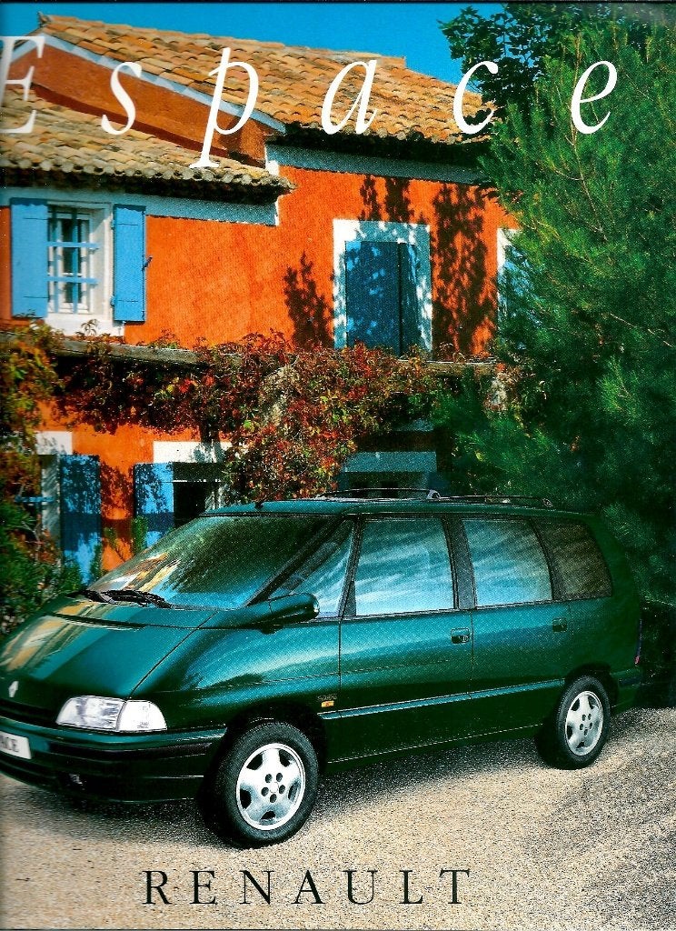 Brochure Renault Espace Augustus 1995, Ophalen of Verzenden, Gelezen, Renault
