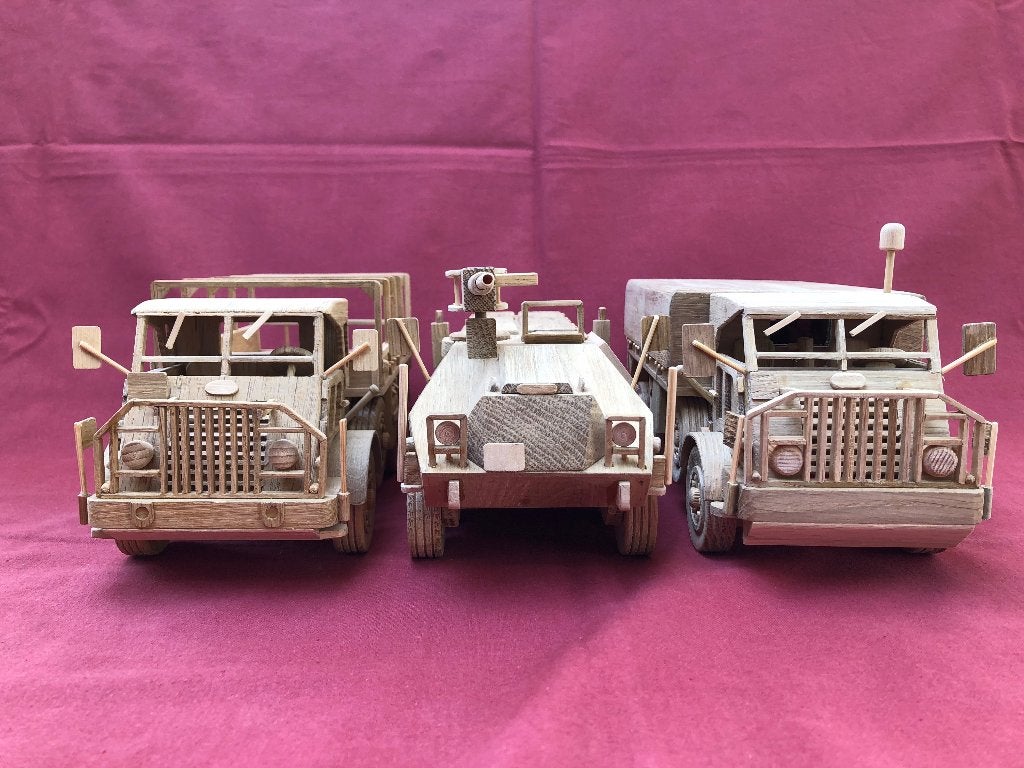 DAF legervoertuigen uit de jaren 50 en 60tig., Ophalen of Verzenden, Landmacht, Nederland, Miniatuur of Beeldje