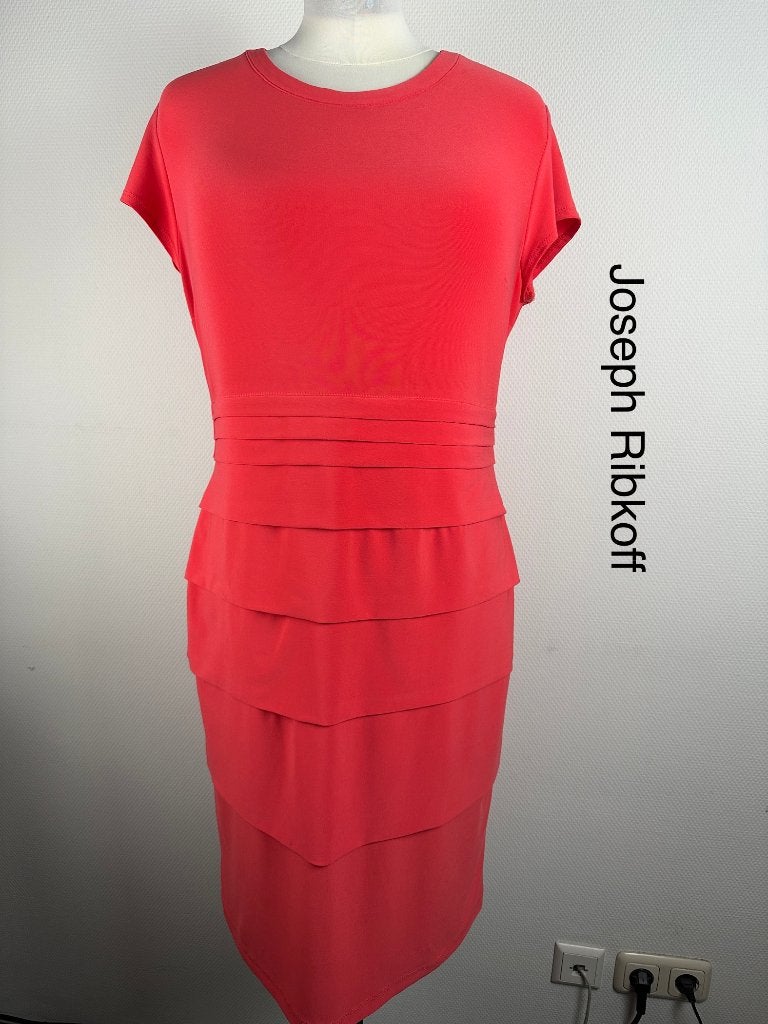 Joseph Ribkoff Jurk  (mt: 44) 21,3/9588, Joseph Ribkoff, Joseph Ribkoff, Zwart, Maat 42/44 (L)