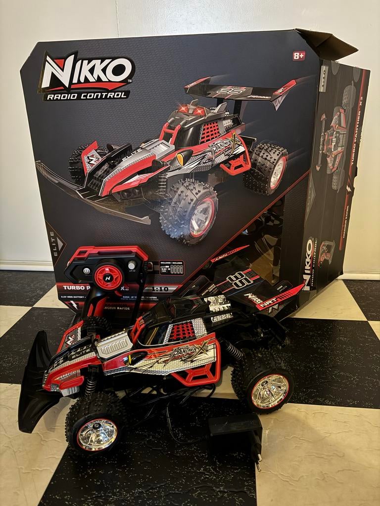 Nikko Turbo Panther X2 RC Auto - Zo Goed als Nieuw, Elektro, Auto offroad, Ophalen of Verzenden, Zo goed als nieuw