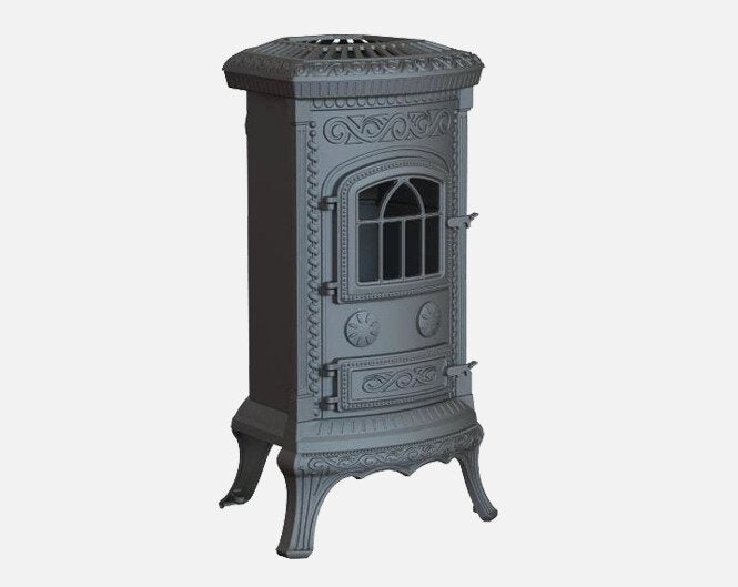 Gietijzeren Houtkachel | Nordflam Plato (6 KW), Niet ingevuld, Niet ingevuld, Niet ingevuld