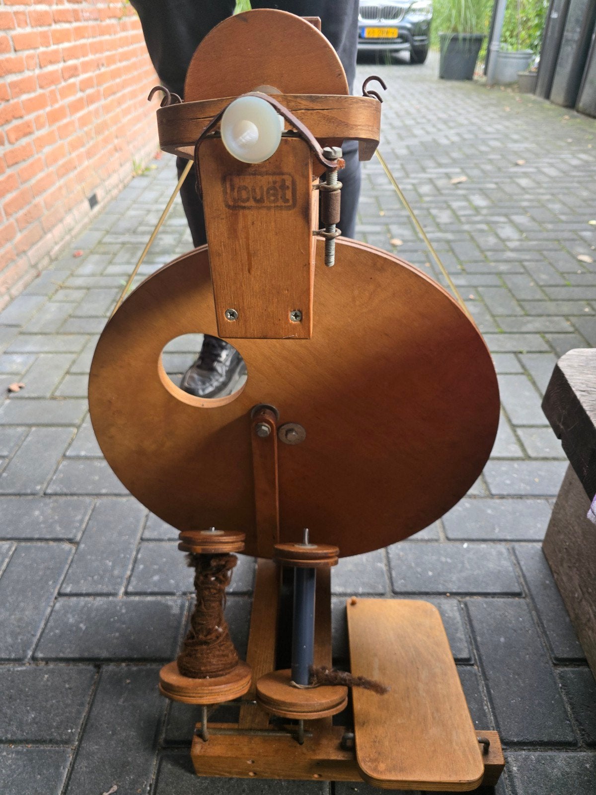 Louët spinnewiel - Gebruikt, Ophalen, Gebruikt, Spinnewiel