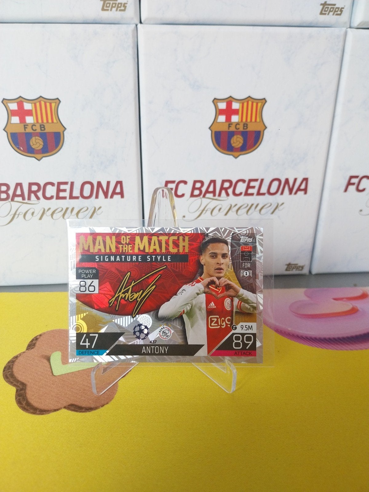 Antony Signature style Topps Match Attax, Ophalen of Verzenden, Nieuw, Plaatje
