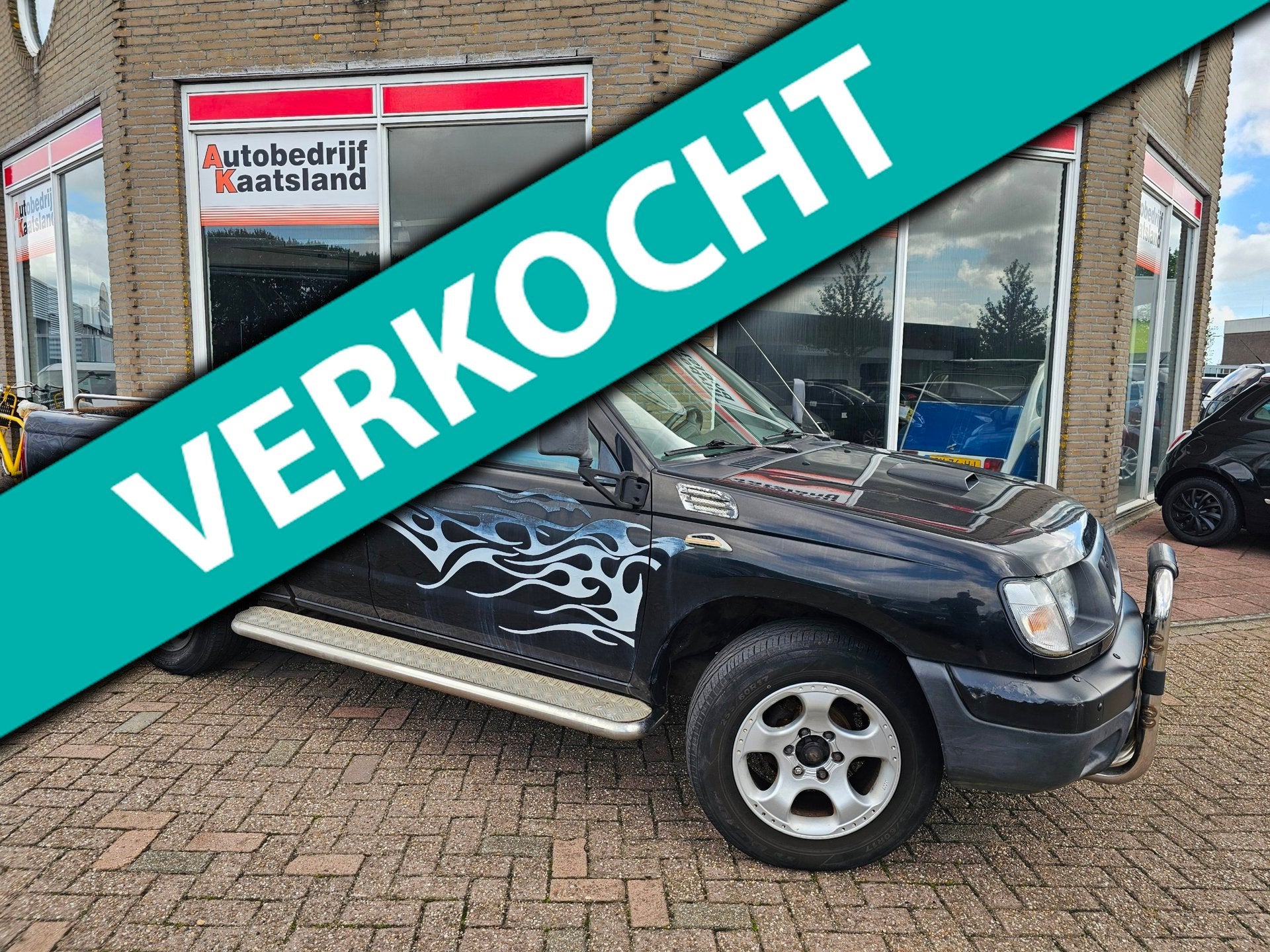 Nissan Pick-up 2.5 king Cab, Auto's, Euro 2, 83 pk, Gebruikt, Zwart