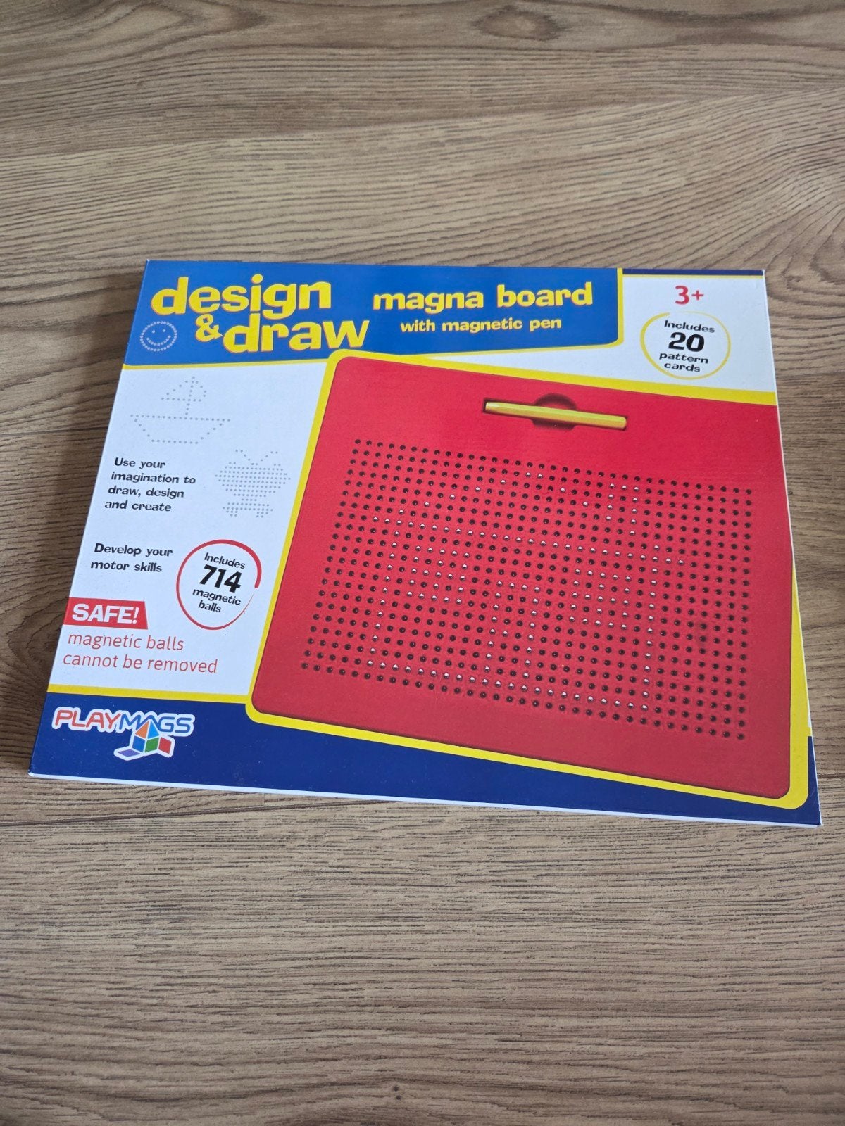 Playmags Design & Draw Magna Board met Magneetpen, Ophalen of Verzenden, Nieuw, Knutselen