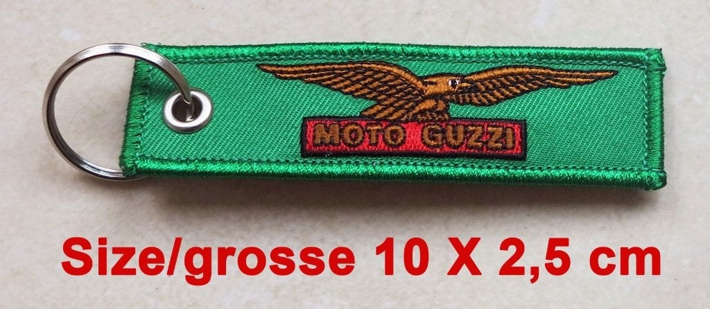 Sleutelhanger MOTO GUZZI voor V7 V9 V11 V100 LM TT85 stelvio, Motoren, Verzenden, Nieuw