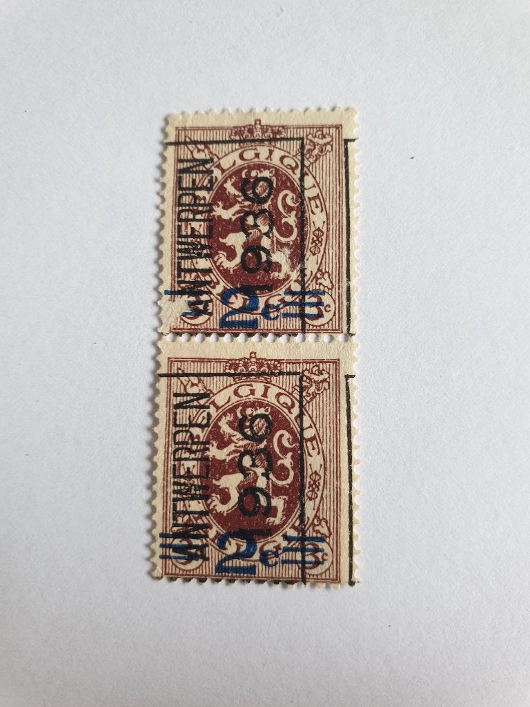 3252 belgie blokje wapen van belgie 3c antwerpen 1936 opdruk, Verzenden