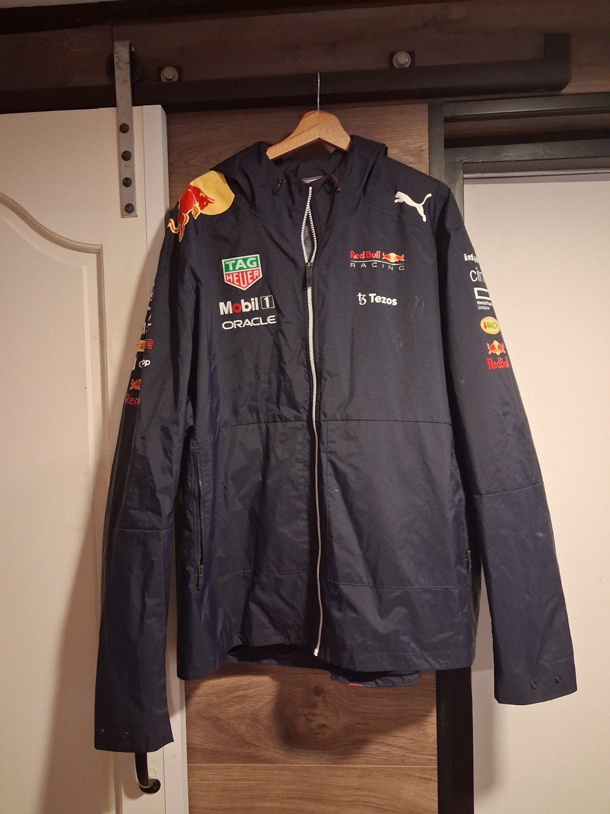 Red Bull regenjas maat 3xl, Kleding | Heren, Grote Maten, Puma, Blauw, Ophalen of Verzenden, Jas of Mantel