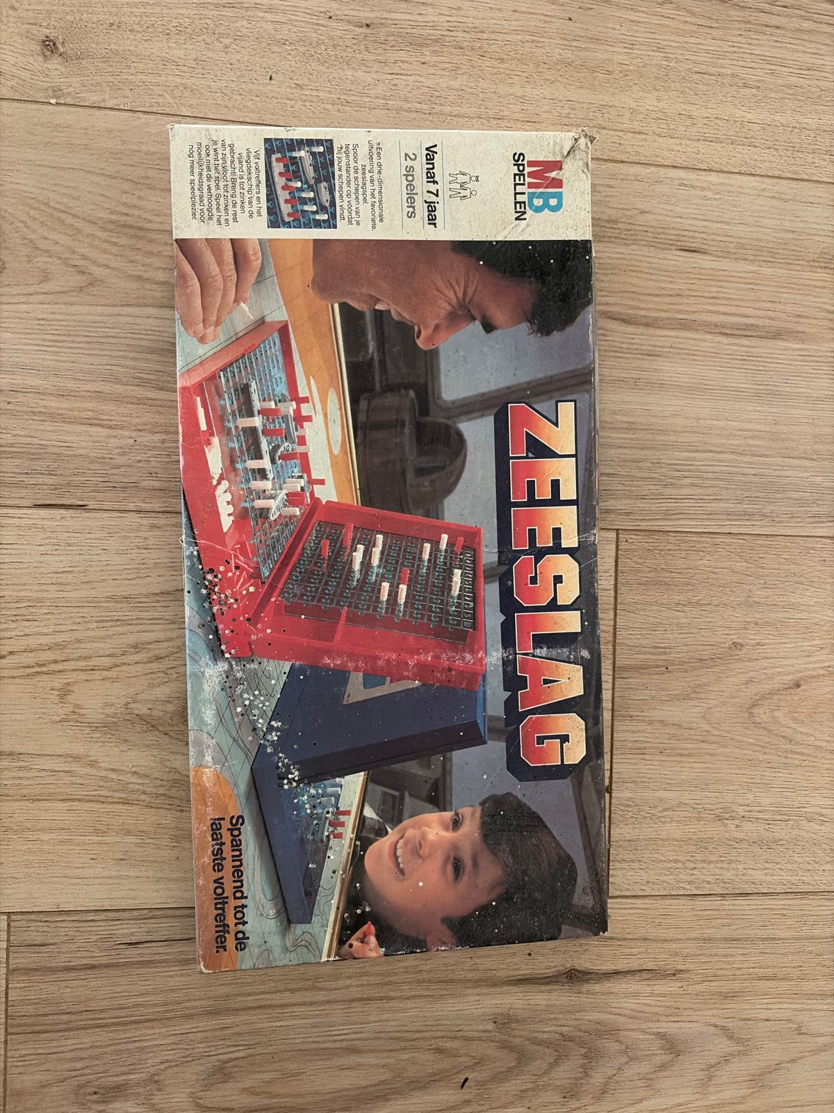 Zeeslag MB Spellen - Leuk spel, doos niet perfect, Een of twee spelers, Ophalen, Gebruikt