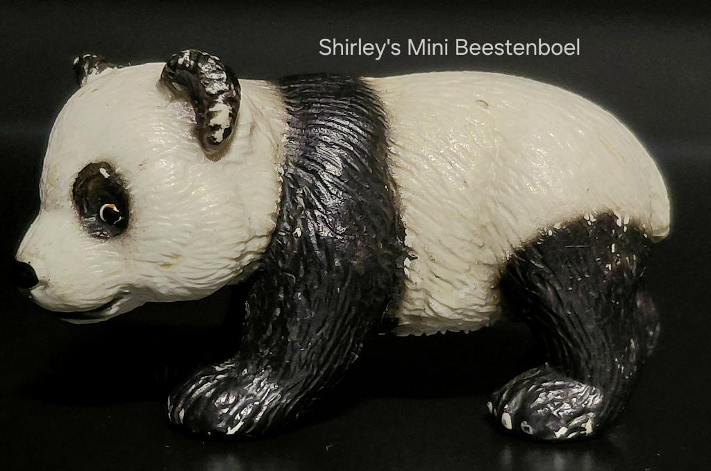 schleich panda welp, Ophalen of Verzenden, Gebruikt, Wild dier, Beeldje of Figuurtje