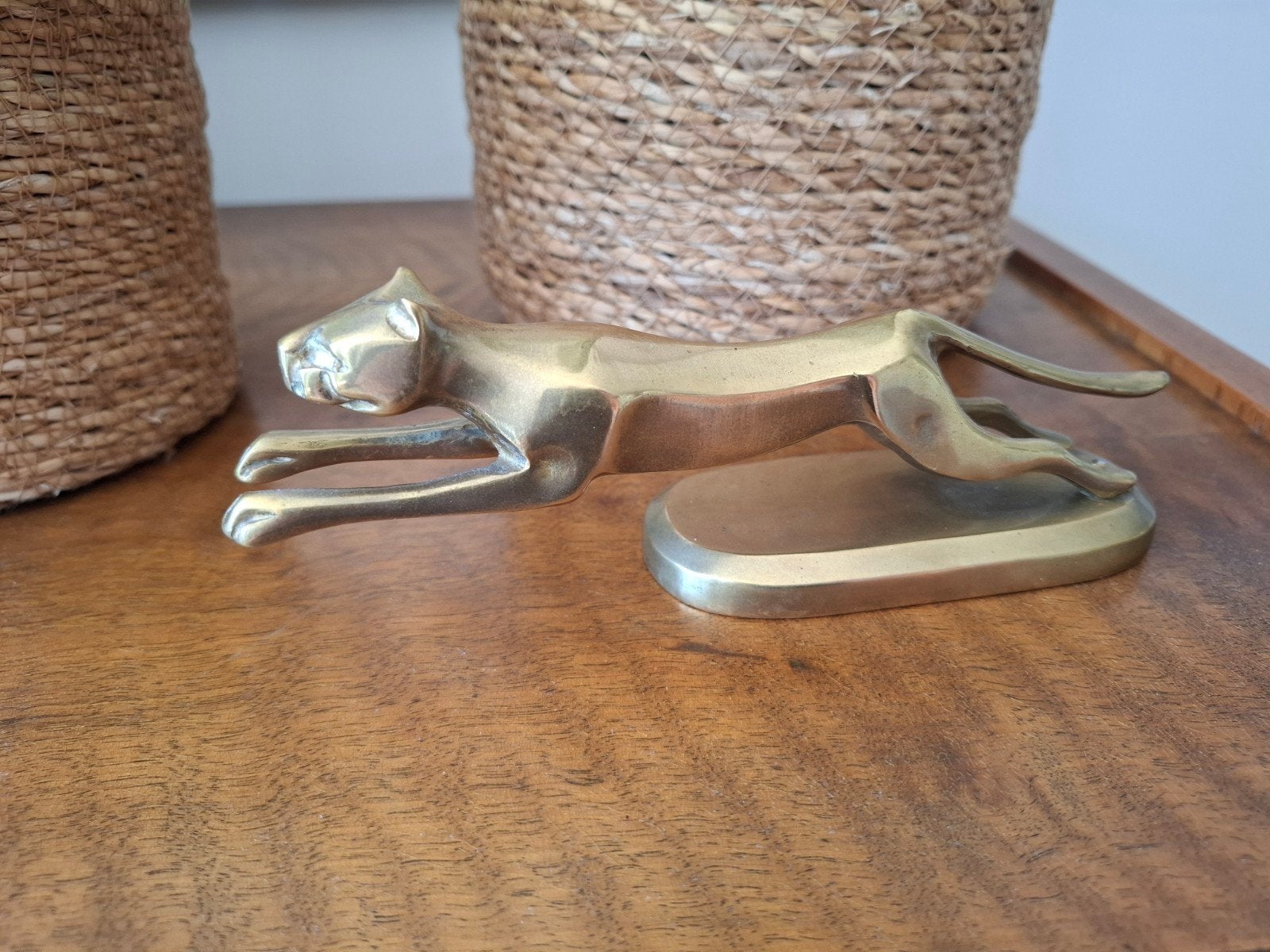 Vintage brass panter / cheetah, Ophalen of Verzenden, Huis en Inrichting