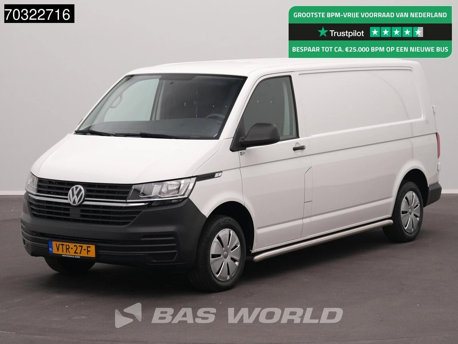 Volkswagen Transporter 110pk L2H1 Airco Parkeersensoren Euro