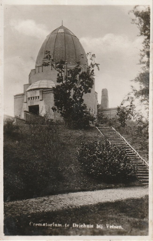 Driehuis bij Velsen westerveld Crematorium, Ophalen of Verzenden, 1920 tot 1940, Ongelopen, Noord-Holland