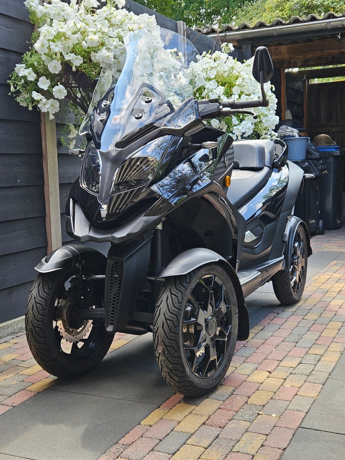 qooder motorscooter quadro  Zwart, Zo goed als nieuw, Ophalen, Zo goed als nieuw, Qooder, Benzine