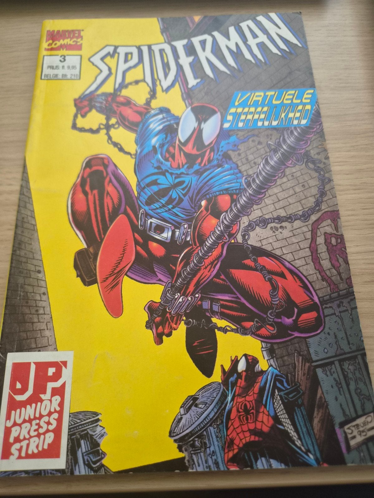 Spider-Man Junior Press Strip #3 - Virtuele Sterfelijkheid, Ophalen of Verzenden