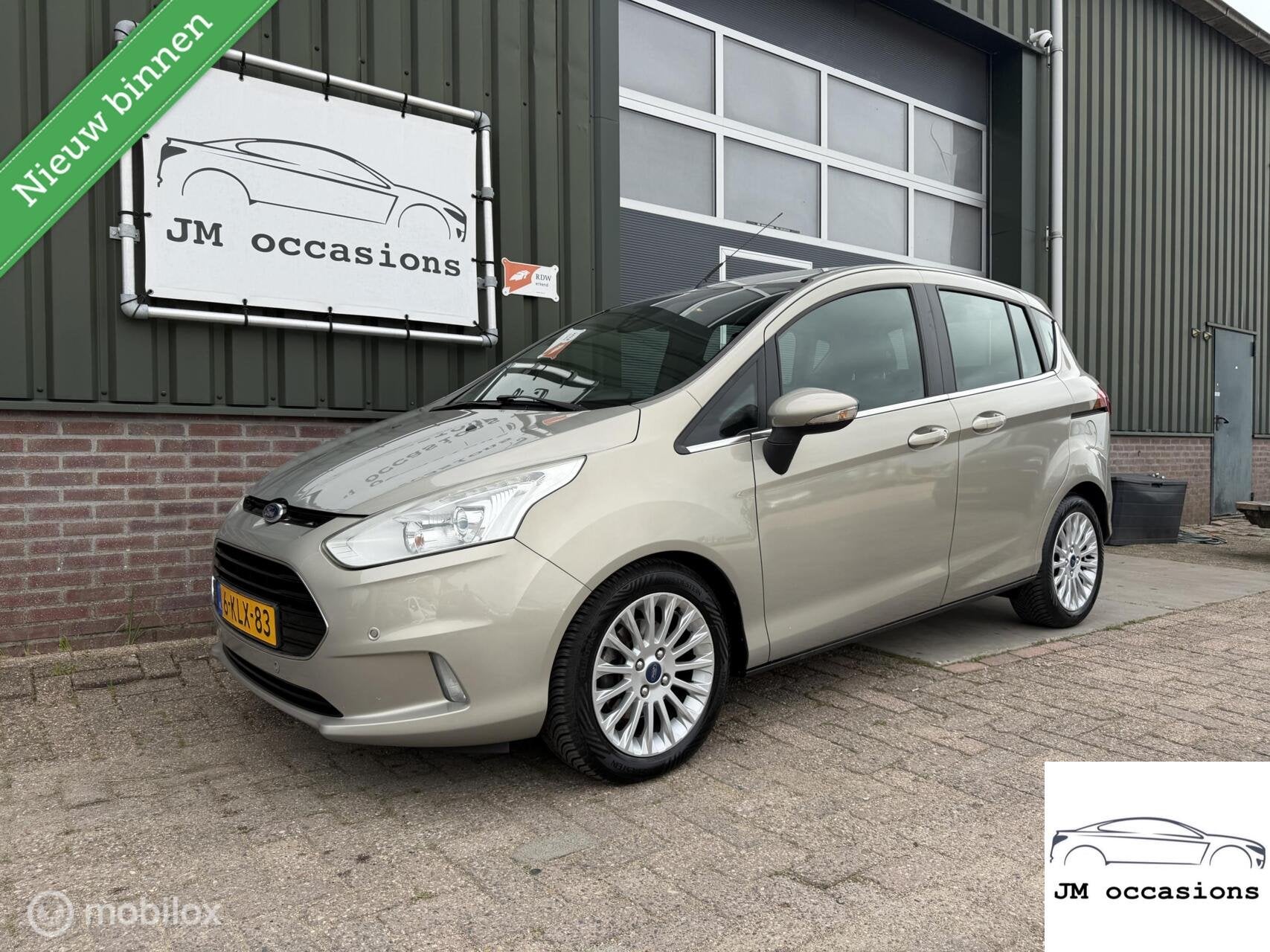 Ford B-Max 1.0 Titanium|Airco|Camera|Cruise|Bluetooth|PDC|, Auto's, Voorwielaandrijving, Euro 5, 101 pk, Gebruikt
