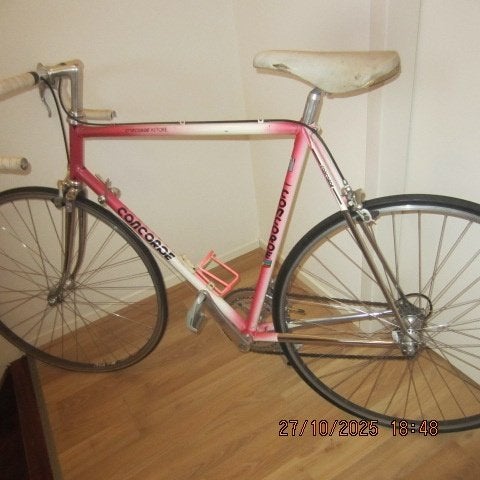 TE KOOP MOOI RACEFIETS CONCORDE MET ALLES CAMPAGNOLO, Staal, Zo goed als nieuw, 15 tot 20 versnellingen, 53 tot 57 cm