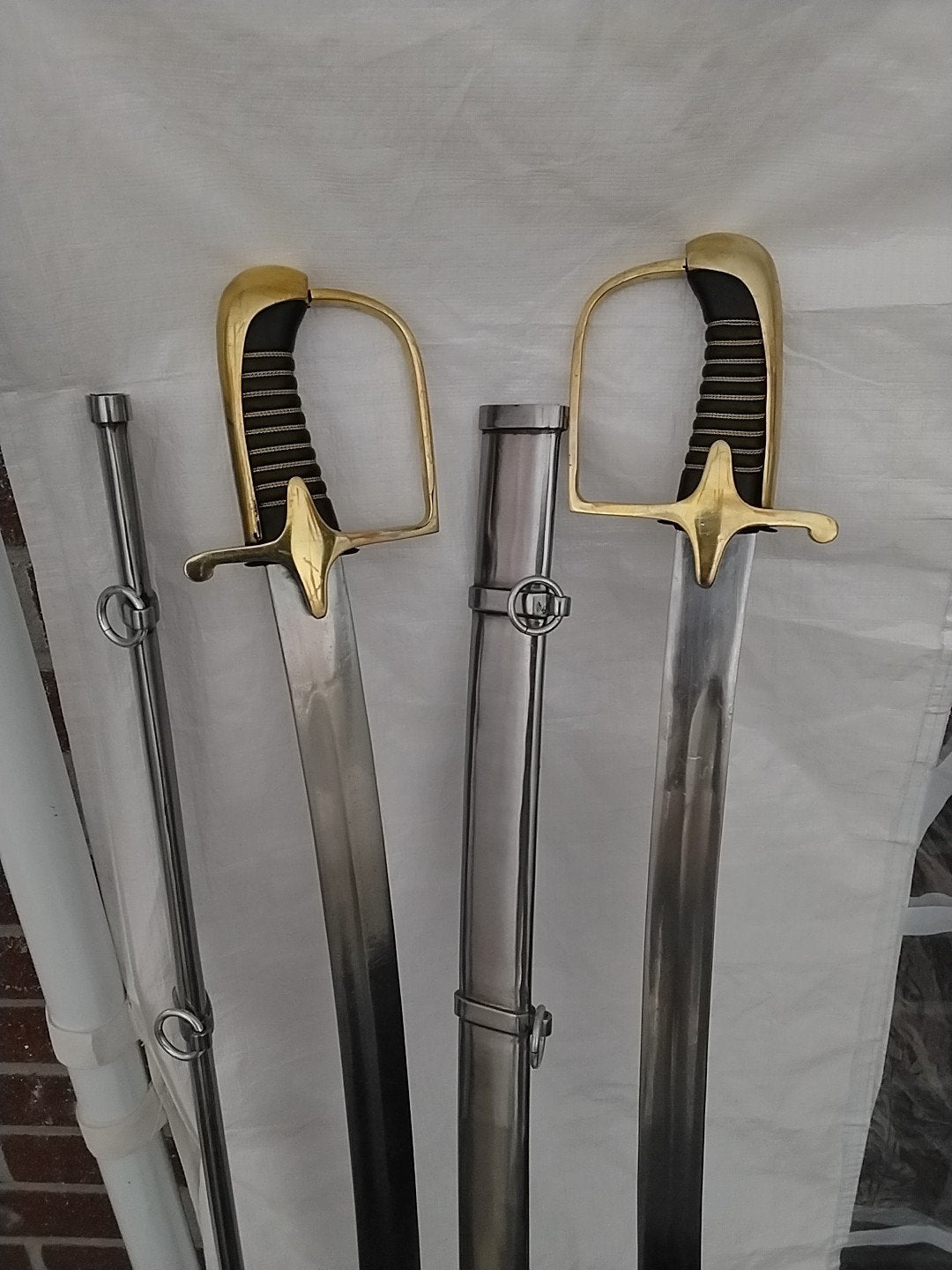 Set van twee Poolse sabels met schede, ca. 96 cm, Verzamelen, Militaria | Algemeen, Ophalen of Verzenden, Overige soorten, Overige gebieden