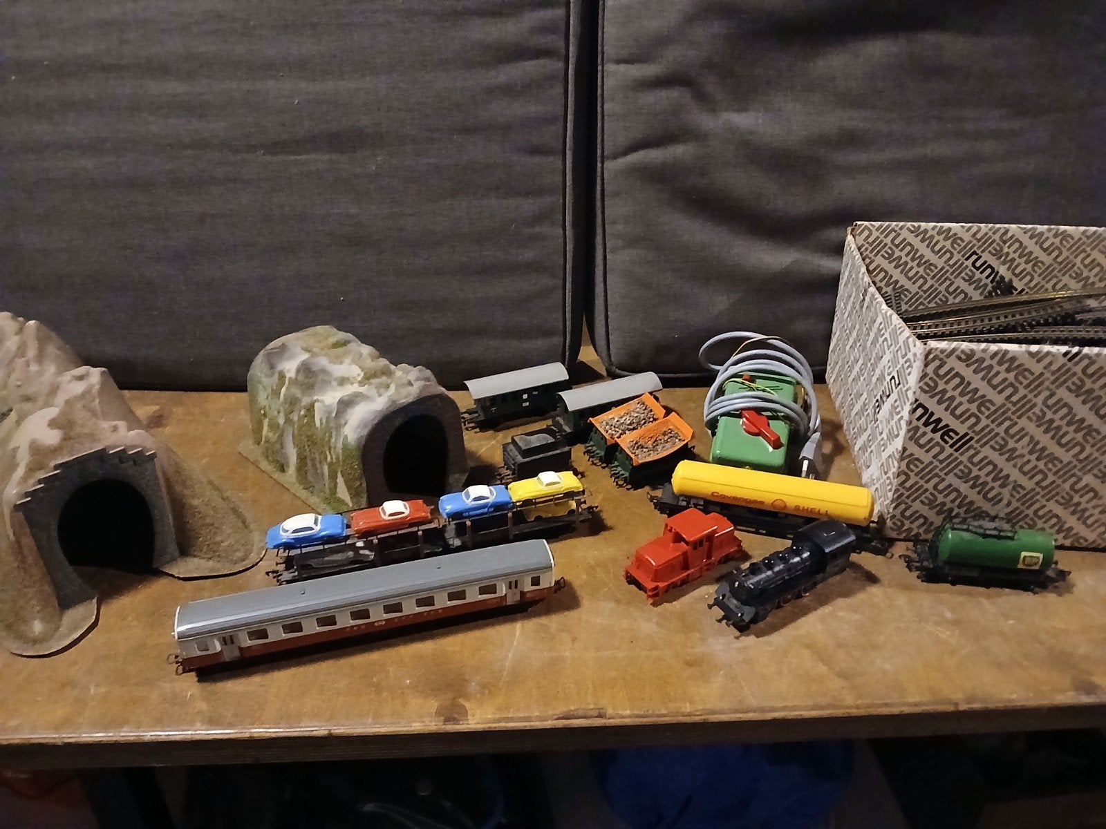 Elektrische Treinbaan Set met Locomotieven en Rails, Hobby en Vrije tijd, Gelijkstroom of Wisselstroom, Ophalen, Overige merken