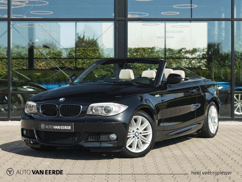Bmw 1-SERIE 125i Cabrio LCI Aut. – M-sport, Prof navi 62dk, Euro 5, Achterwielaandrijving, Gebruikt, 4 stoelen