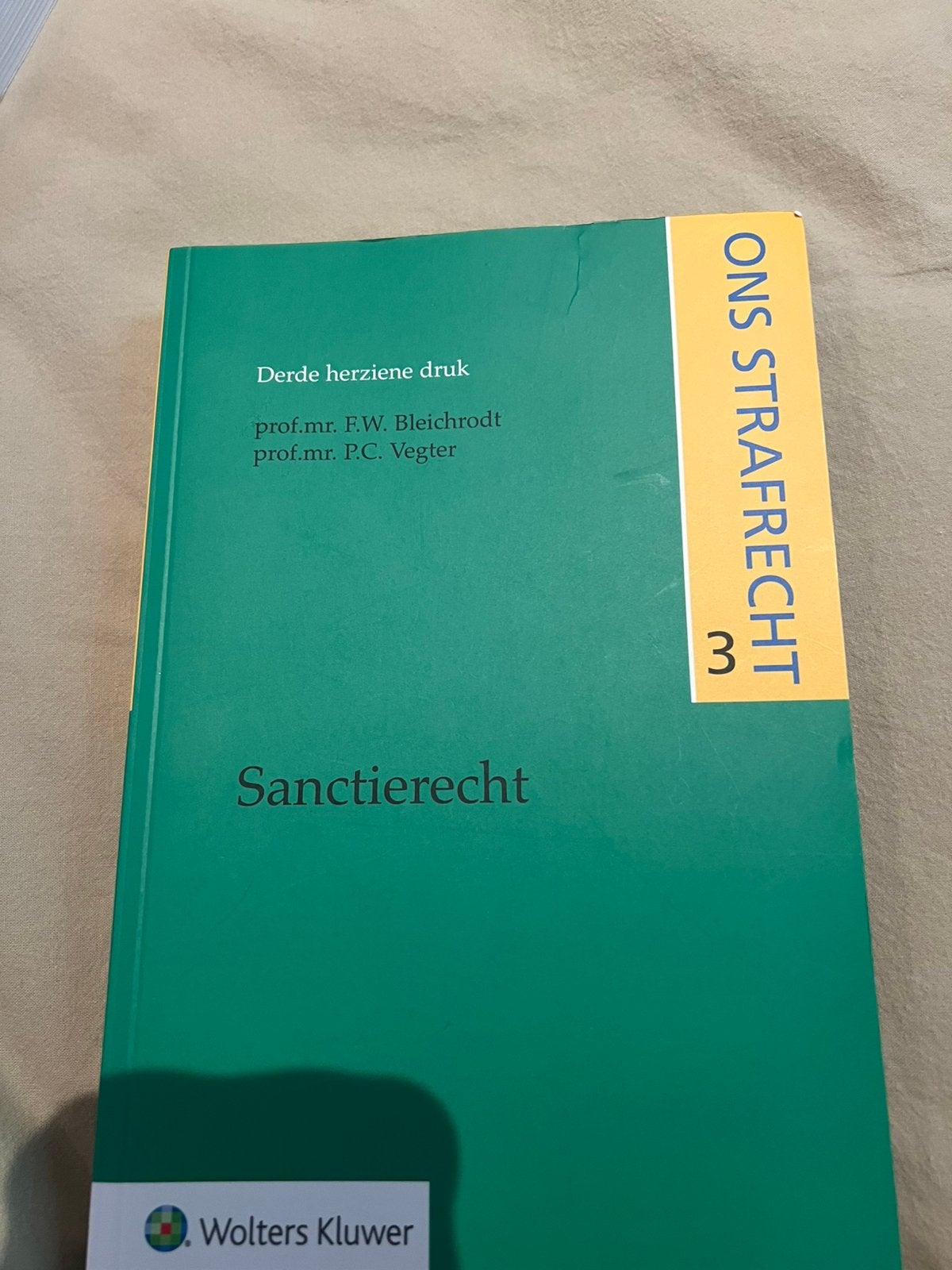 Sanctierecht, 3e herziene druk, Boeken, Ophalen of Verzenden, Zo goed als nieuw, Overige uitgevers