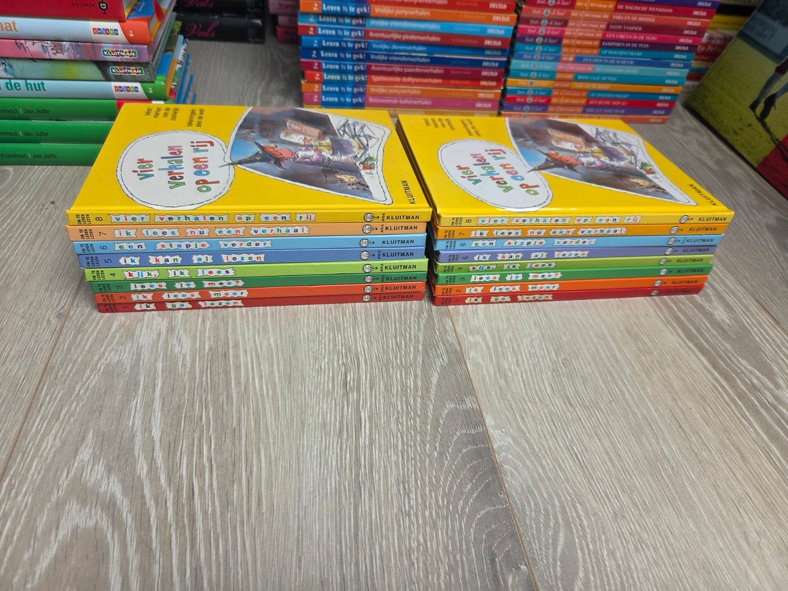 Kluitman AVI - Complete serie 1 tm 8 - Om te leren lezen, Ophalen of Verzenden, Zo goed als nieuw, Fictie algemeen