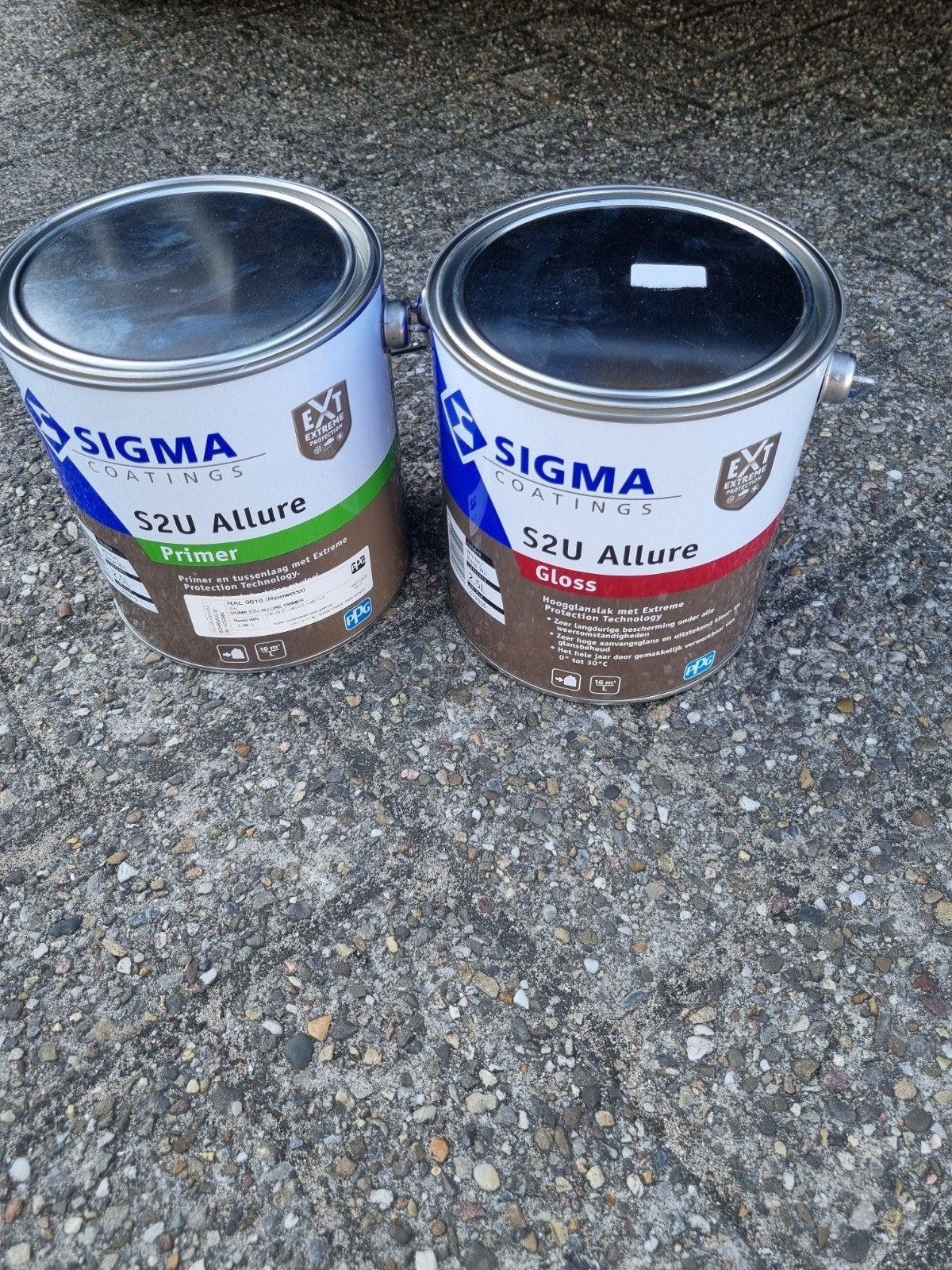 Sigma S2U Allure Primer + Gloss RAL 9010 – 2  2,5 liter

Je, Ophalen of Verzenden, Nieuw, Wit