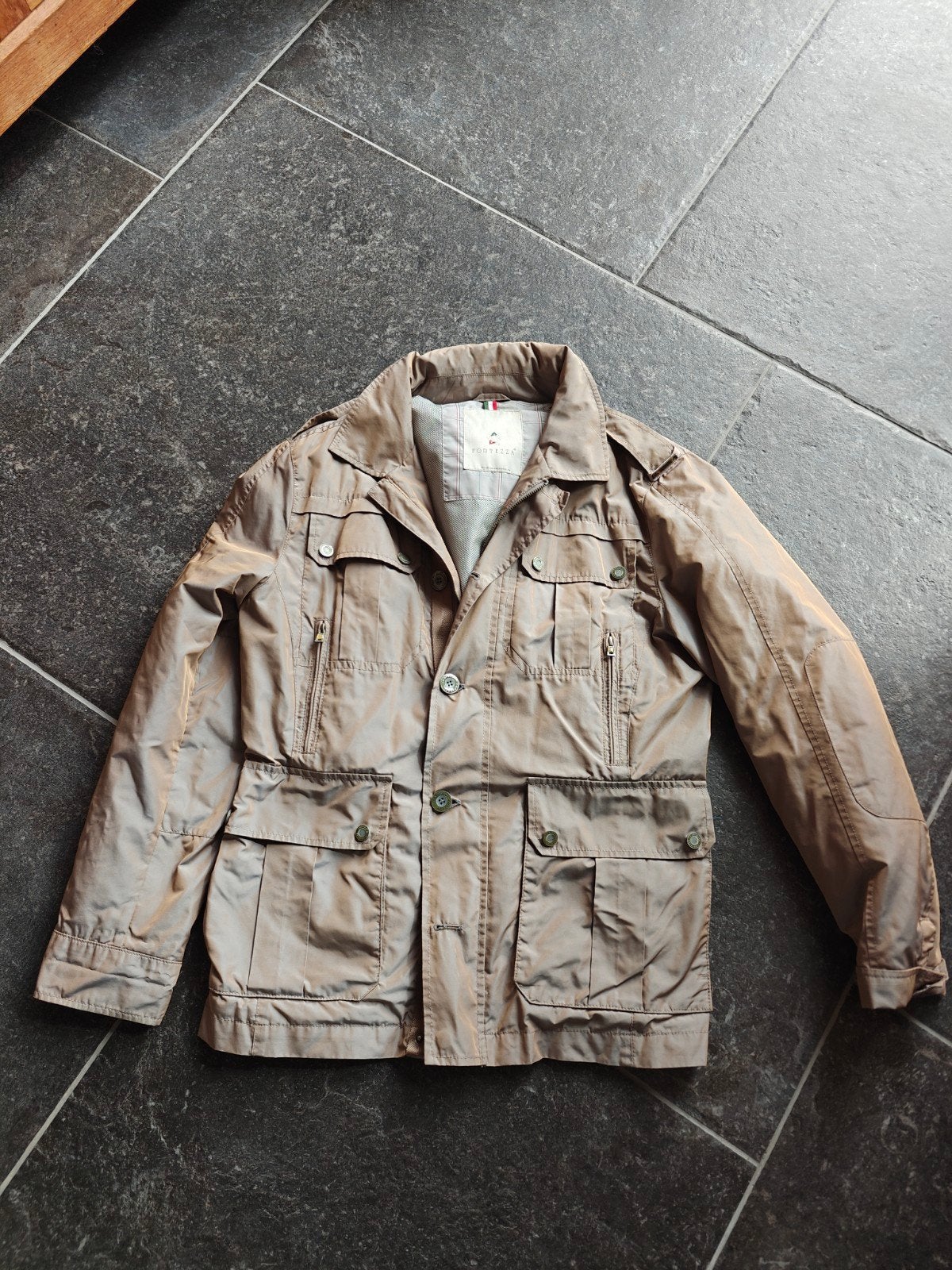 Fortezza herenjas - Beige, maat L, Maat 48/50 (M), Beige, Ophalen of Verzenden, Fortezza