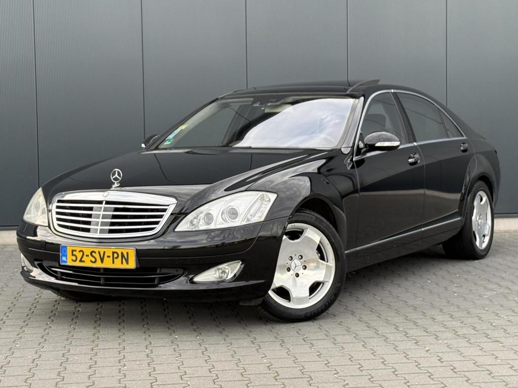 Mercedes S-klasse 600 Lang V12 Koelkast - Schuifdak - Adapti, Auto's, Automaat, Achterwielaandrijving, Gebruikt, Zwart