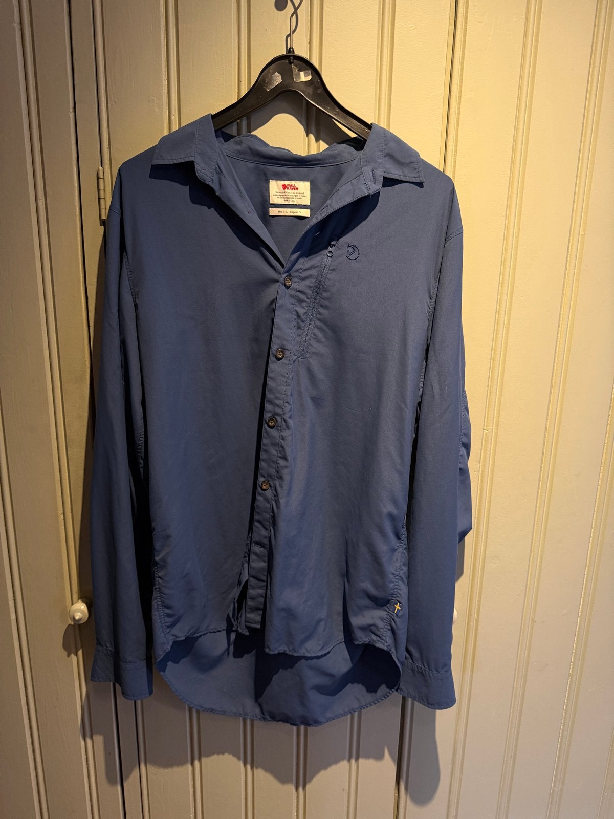 Fjällräven Abisko Hike Shirt LS Heren - Maat L, Ophalen of Verzenden, Nieuw, Blauw, Halswijdte 41/42 (L)