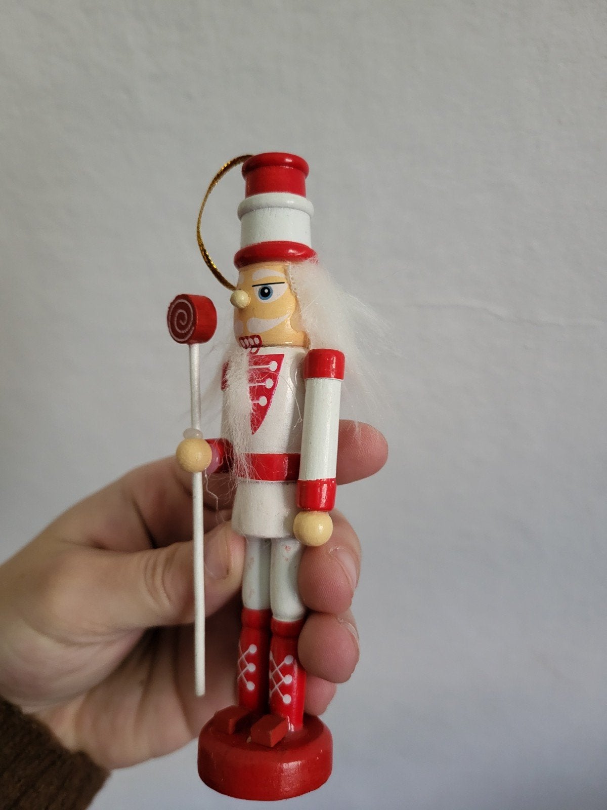 2 stuks notenkraker rood met wit, Ophalen of Verzenden, Nieuw