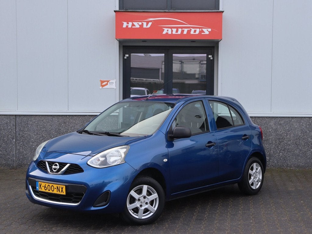 Nissan Micra 1.2 Acenta airco LM 4-deurs, Auto's, Voorwielaandrijving, Euro 5, Gebruikt, 31 €/maand