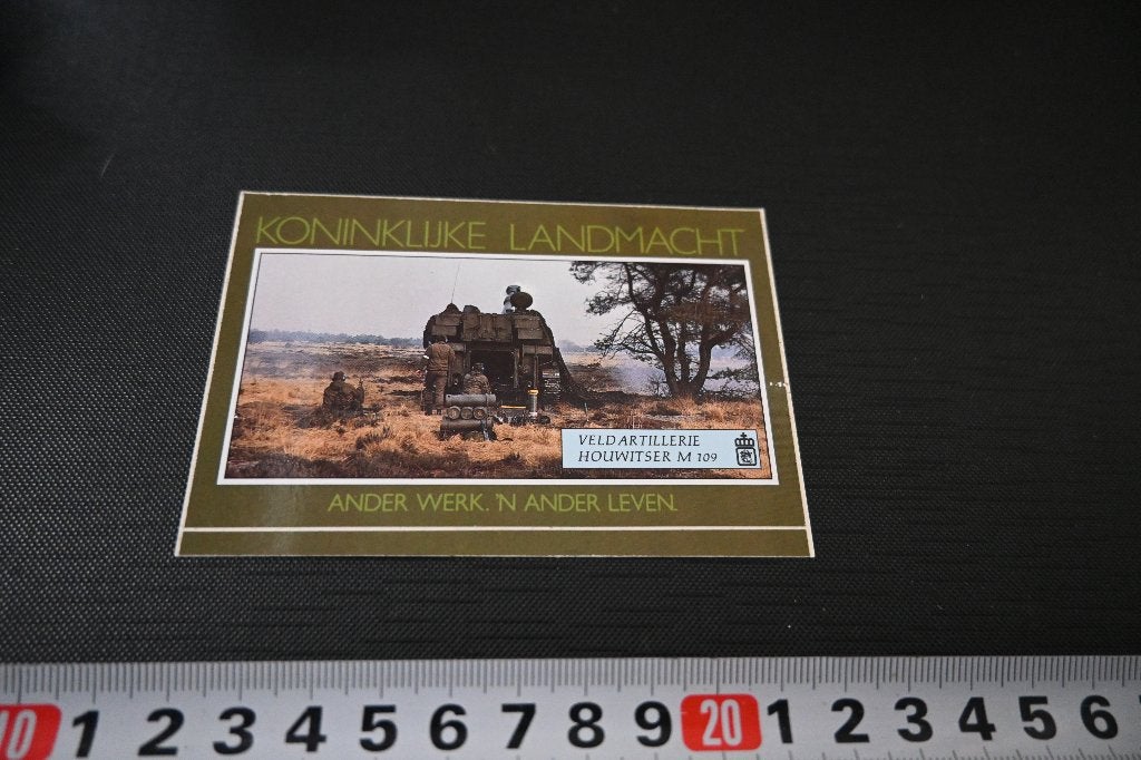 sticker Leger Landmacht Veldartellerien Houwitser M 109, Ophalen of Verzenden, Zo goed als nieuw