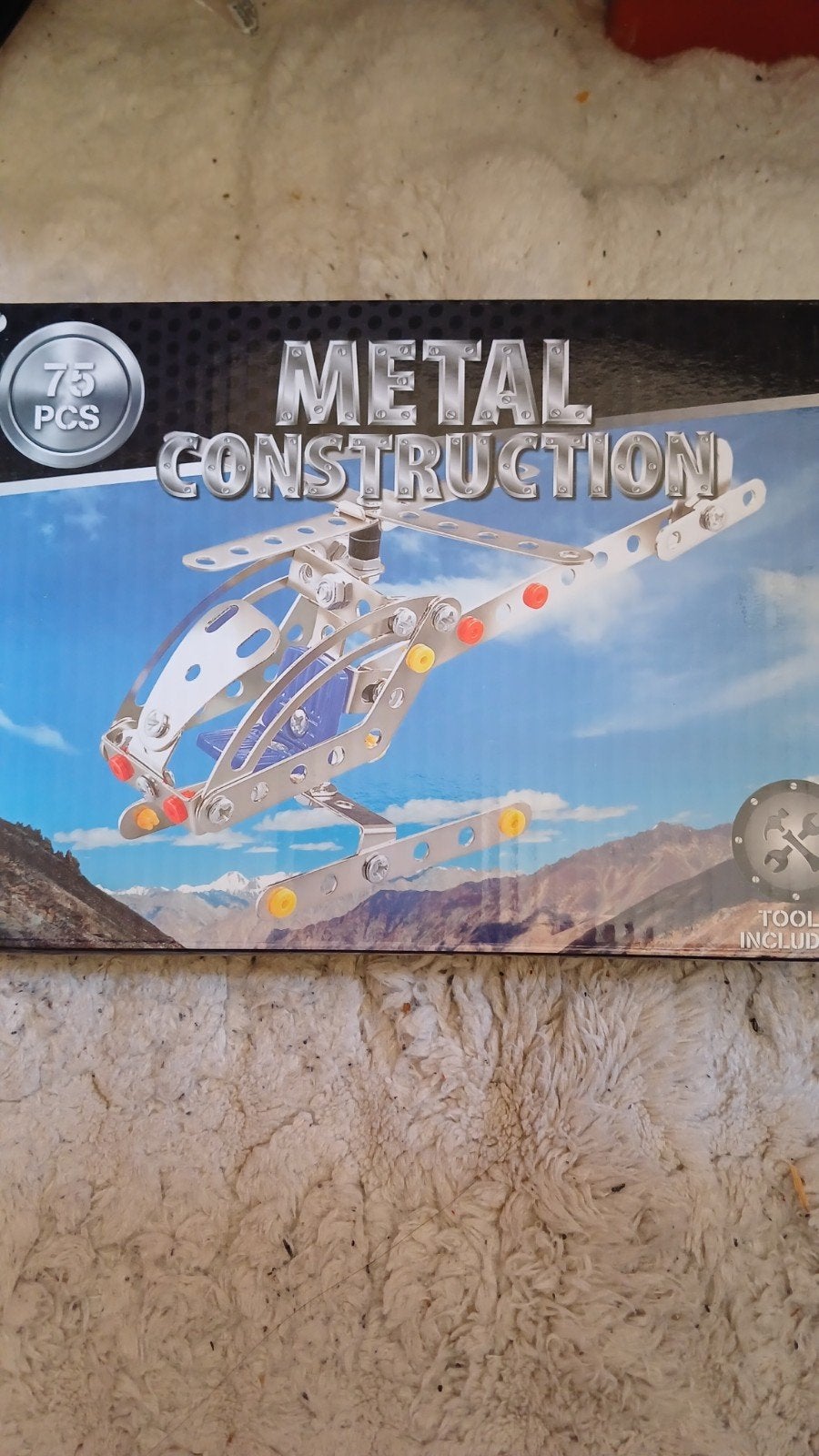 Metalen Bouwpakket Helikopter (75-delig) – speelgoed, Ophalen of Verzenden, Groter dan 1:72, Overige merken