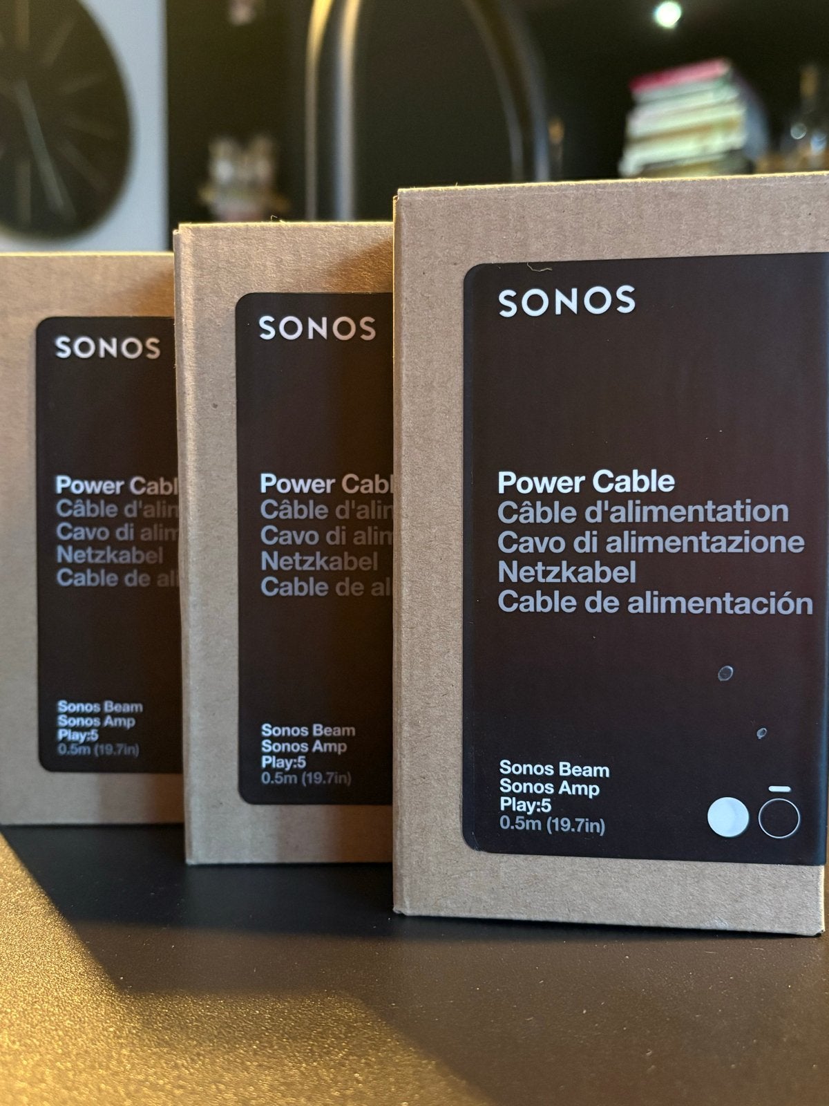 Sonos Power Cable voor Beam, Amp, Play:5 (0.5m), Ophalen, Nieuw, Minder dan 2 meter, Overige kabels