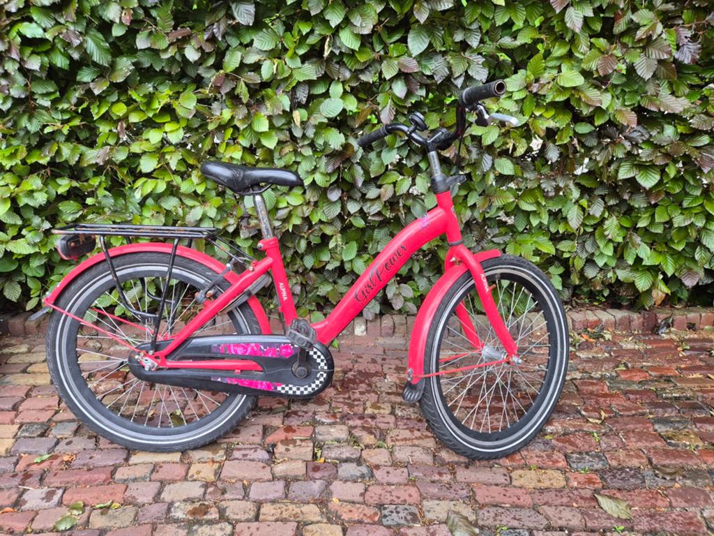 Alphina Meisjesfiets 22 inch, Ophalen of Verzenden, Gebruikt, 20 inch of meer