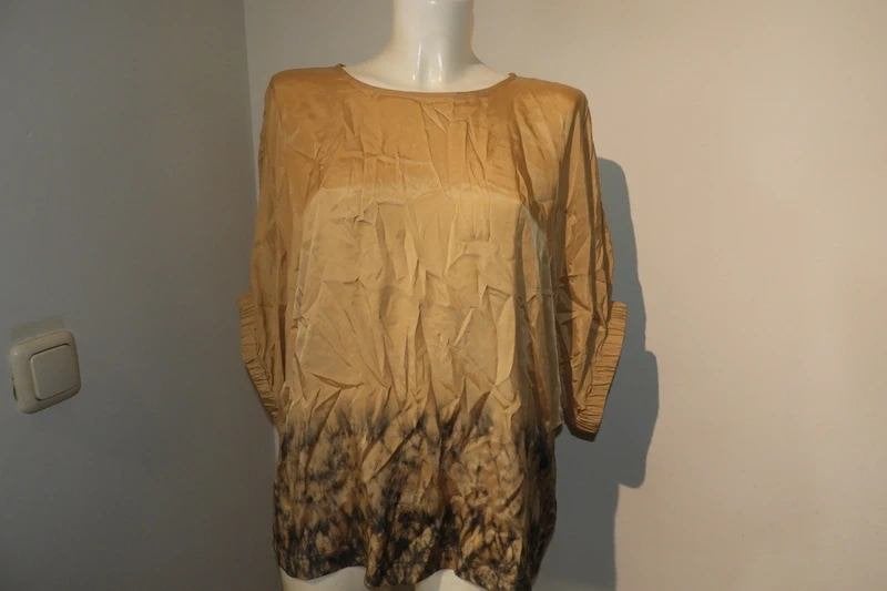 Rabens Saloner prachtige top baggy look mooie tinten S, Rabens Saloner, Lange mouw, Maat 36 (S), Gedragen