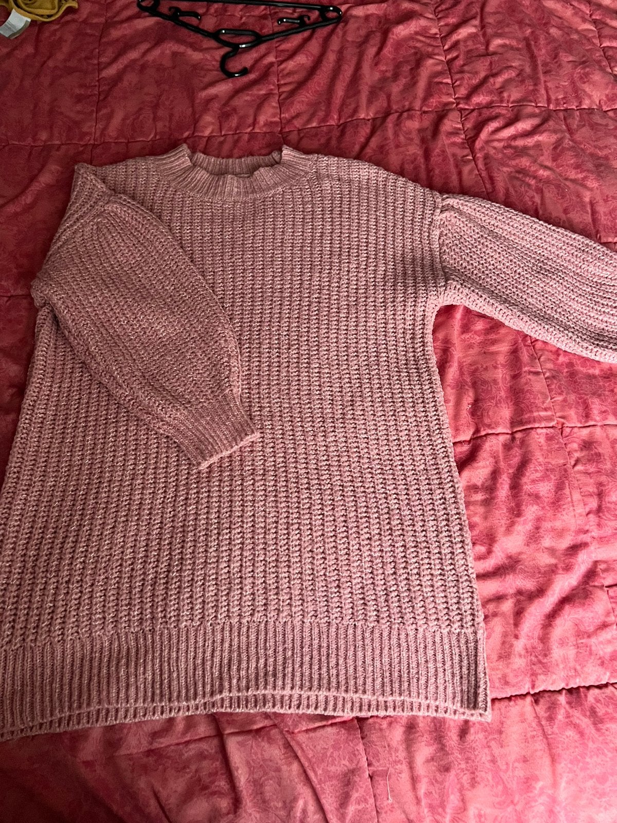 Roze gebreide tuniek trui - C&A Clockhouse, Ophalen of Verzenden, Gedragen, Maat 38/40 (M), Roze