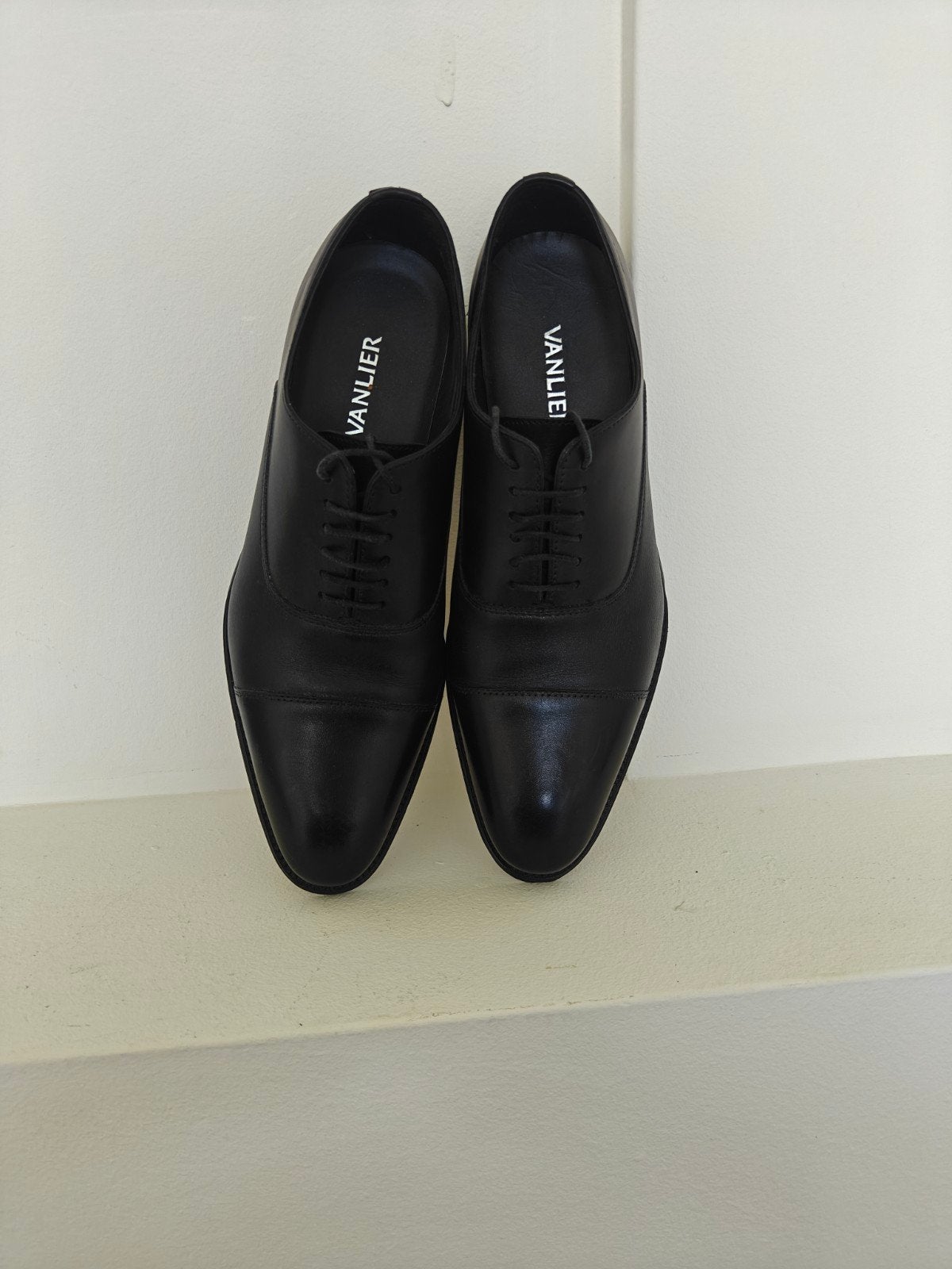 Zwarte Van Lier nette schoenen maat 43 (ongedragen), Ophalen, Zwart, Van Lier, Zo goed als nieuw